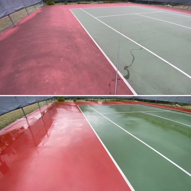 Tennis Court Cleaning Austin TX