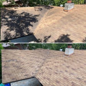 soft wash roof cleaning in Austin, TX